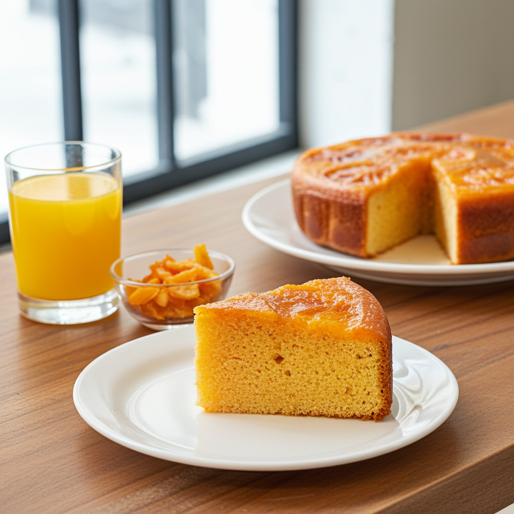 Upside Down Orange Cake