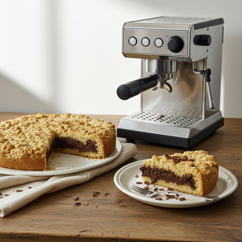 Sbriciolata Cake with Chocolate Spread