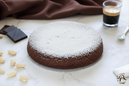 Gluten free Italian cake called Torta Caprese.