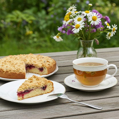 Sbriciolata Raspberry Jam Cake
