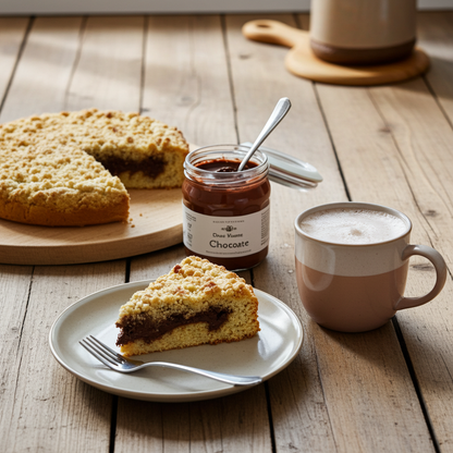 Sbriciolata Cake with Chocolate Spread