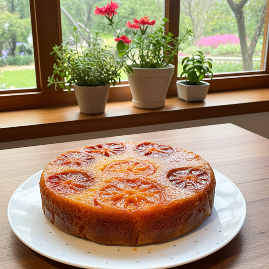 Upside Down Orange Cake