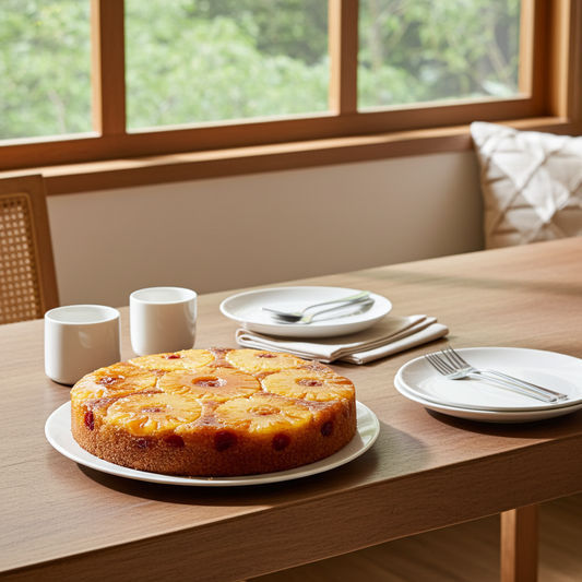 Vegan Upside Down Pineapple cake Baked to order